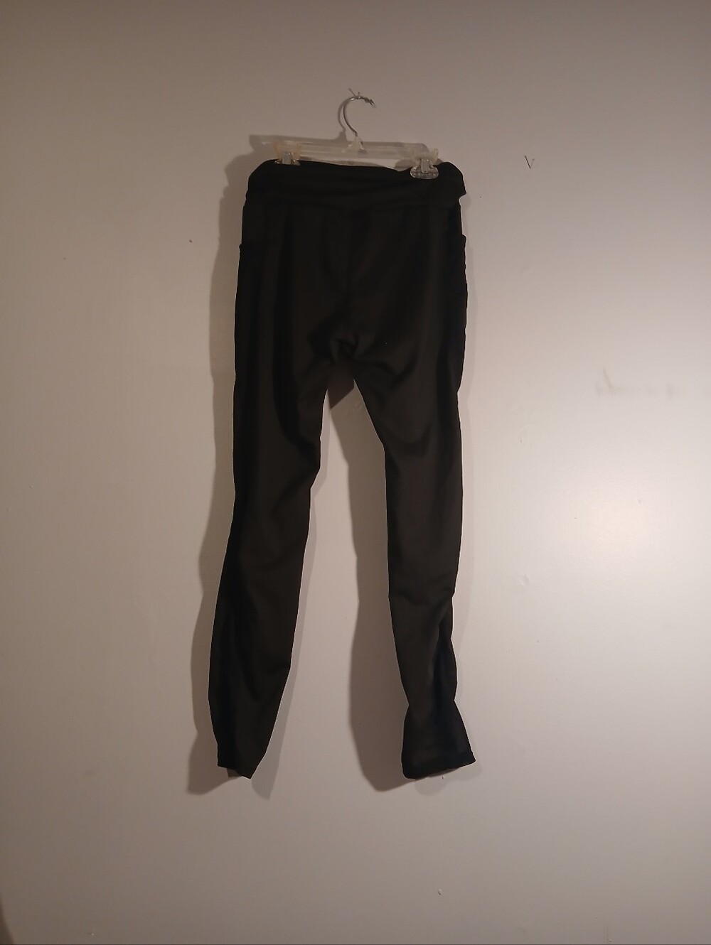 Unbranded Ladies Black Leggins. Size Lsrge.